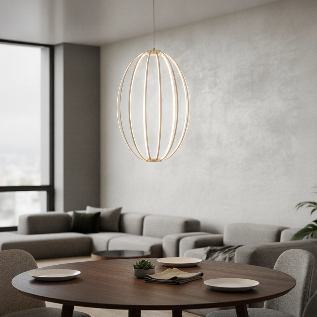 Pendant lamp Brea beige Ø 40cm