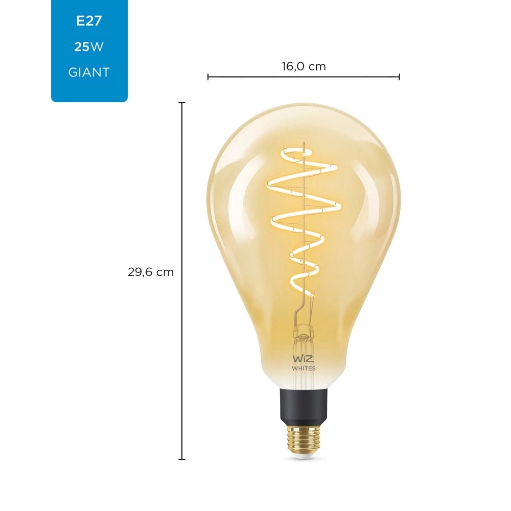 Goldline lamp bulb 6,5W - E27 - Led WiZ 8718699786854