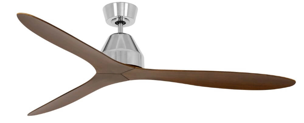 Wooden ceiling fan without lamp Whitehaven Ø 143cm IP55