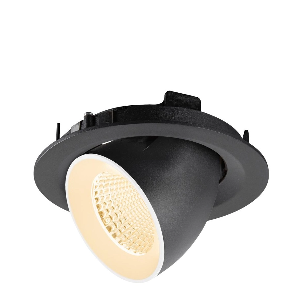 Recessed spotlight Numinos Gimble M black/white 2700K - 40deg SLV 4024163312097