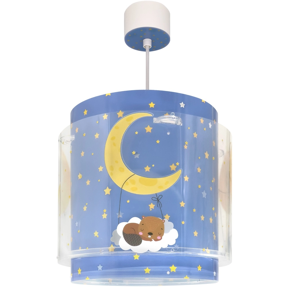 Children's room pendant lamp Moon Dreams blue Dalber 8420406003085