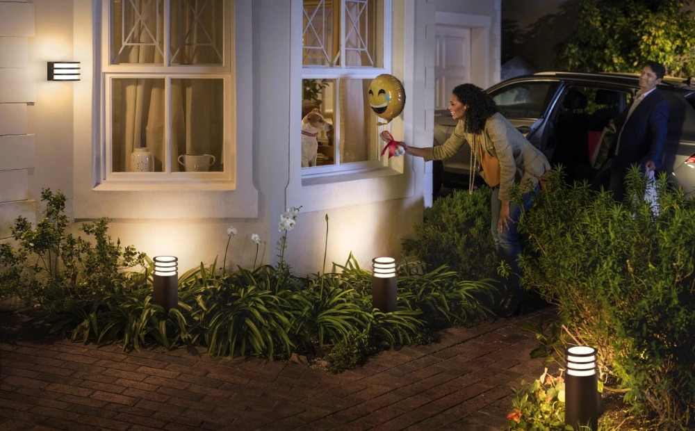 Garden lamp round Hue Lucca 40cm Anthracite Philips 8718696166055