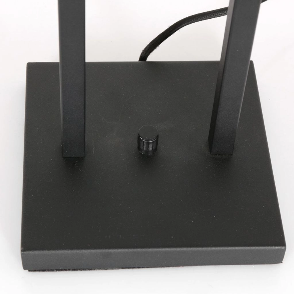 Black table lamp Stang with cork cap Ø30cm Steinhauer 8712746180602