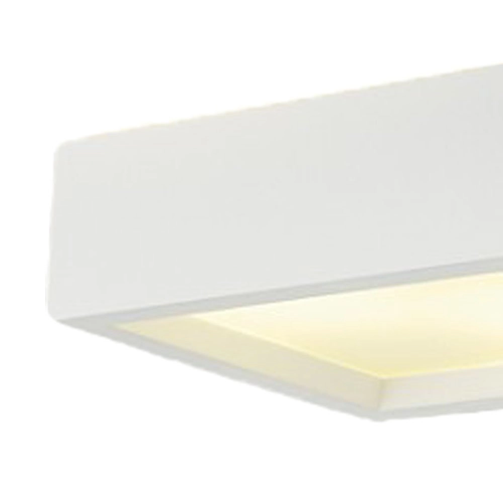 Square ceiling lamp Plastra GL 104 E27 SLV 4024163093408