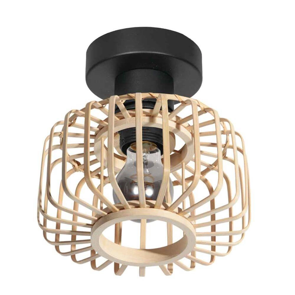 Bamboo ceiling lamp Bloeba Ø 20cm Steinhauer 8712746176797