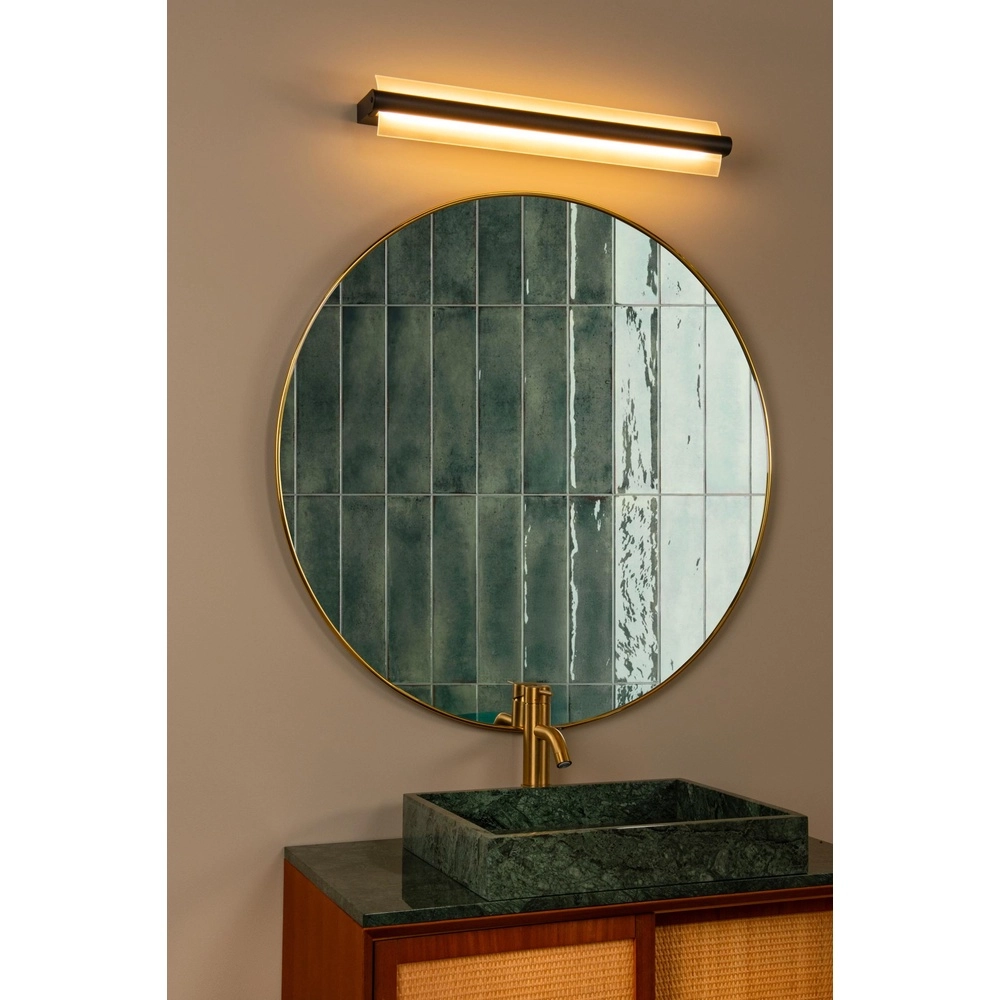 Wall lamp Wanda 60cm black Lucide 5411212040596