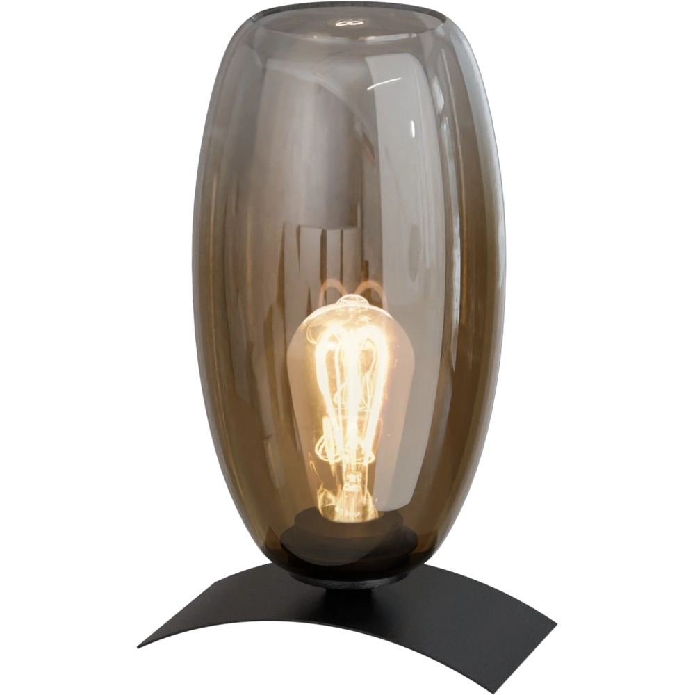 Table lamp Olive Ø15cm glass - black