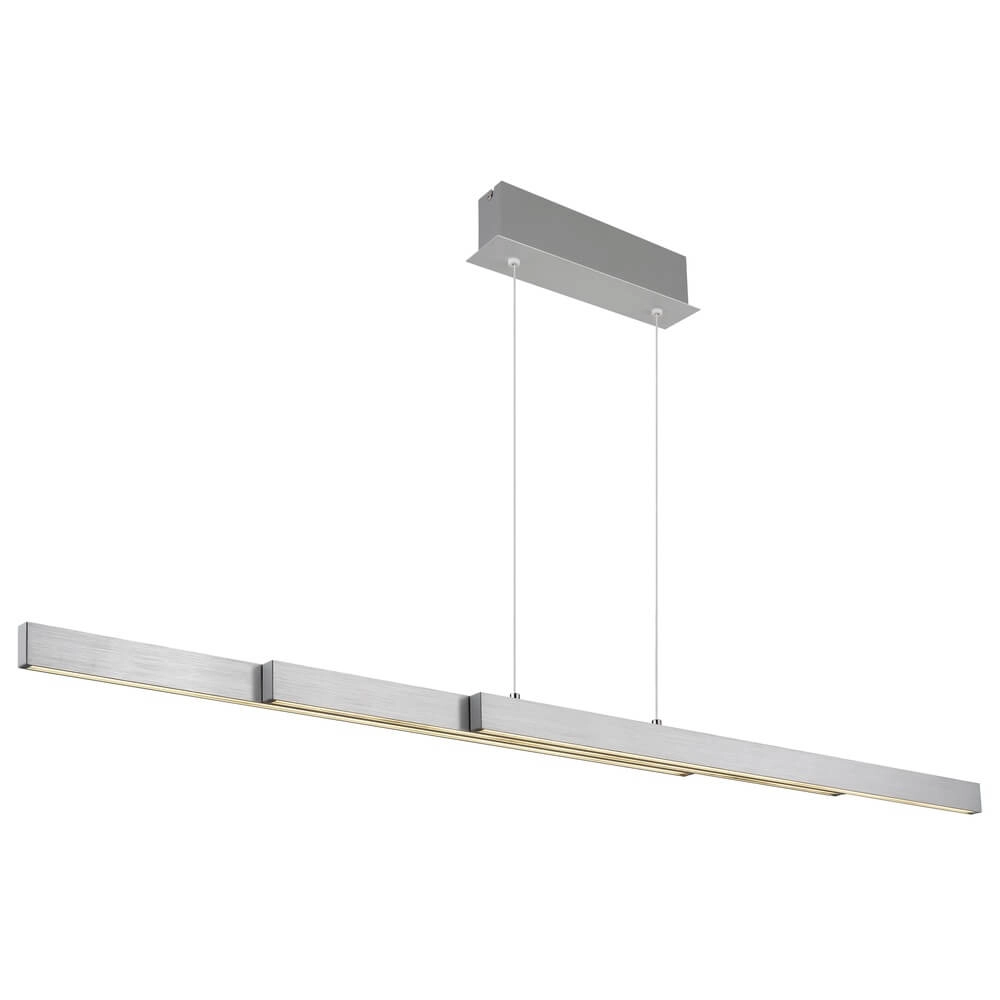 Design pendant lamp Ethan 150cm brushed Globo 9007371474233