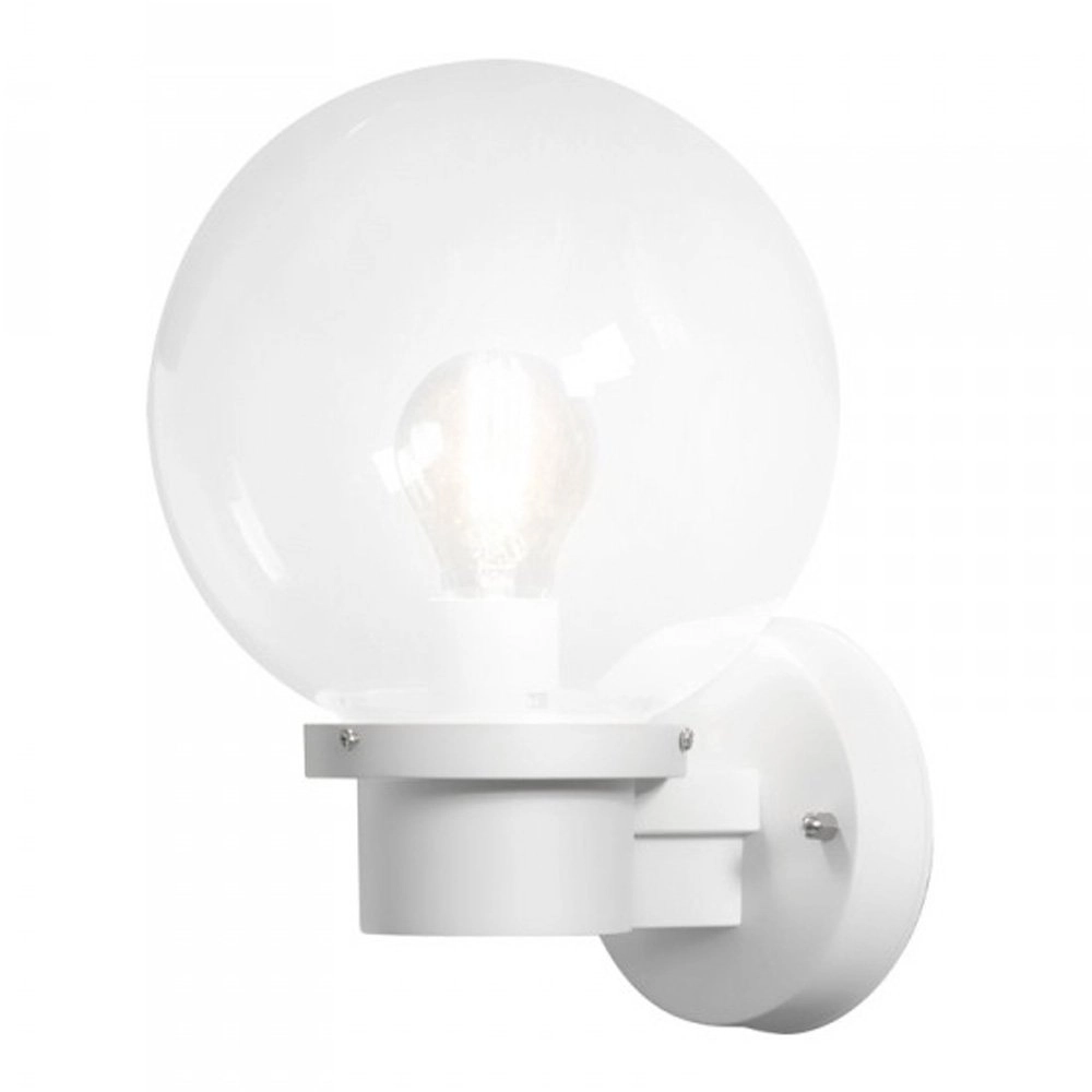 Outdoor lamp globe Nemi white