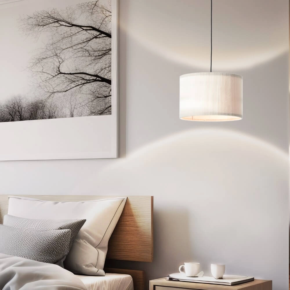 Design pendant lamp Tony cream Ø 35cm Brilliant 4004353446290