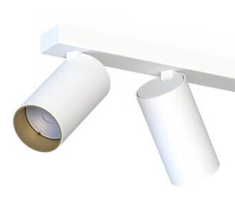 3-light surface-mounted spotlight Mono white with gold inside Lyora 5903139777599