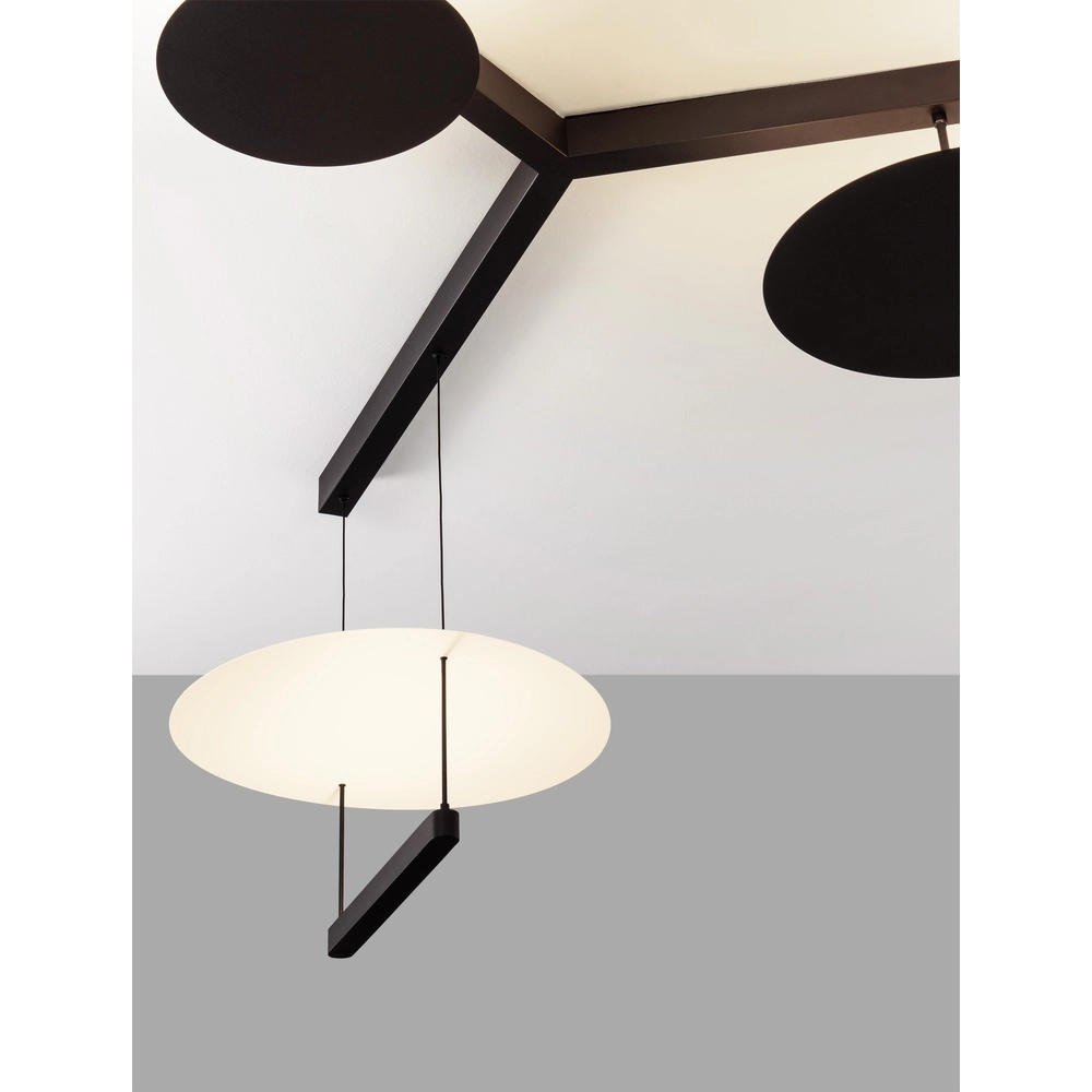 Pendant lamp Diona black and white Lyora 5212017451507