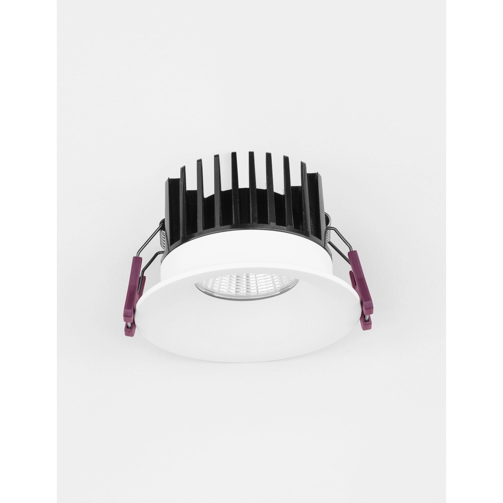 White recessed spotlight Blade Ø 8.5cm Lyora 5212017418586