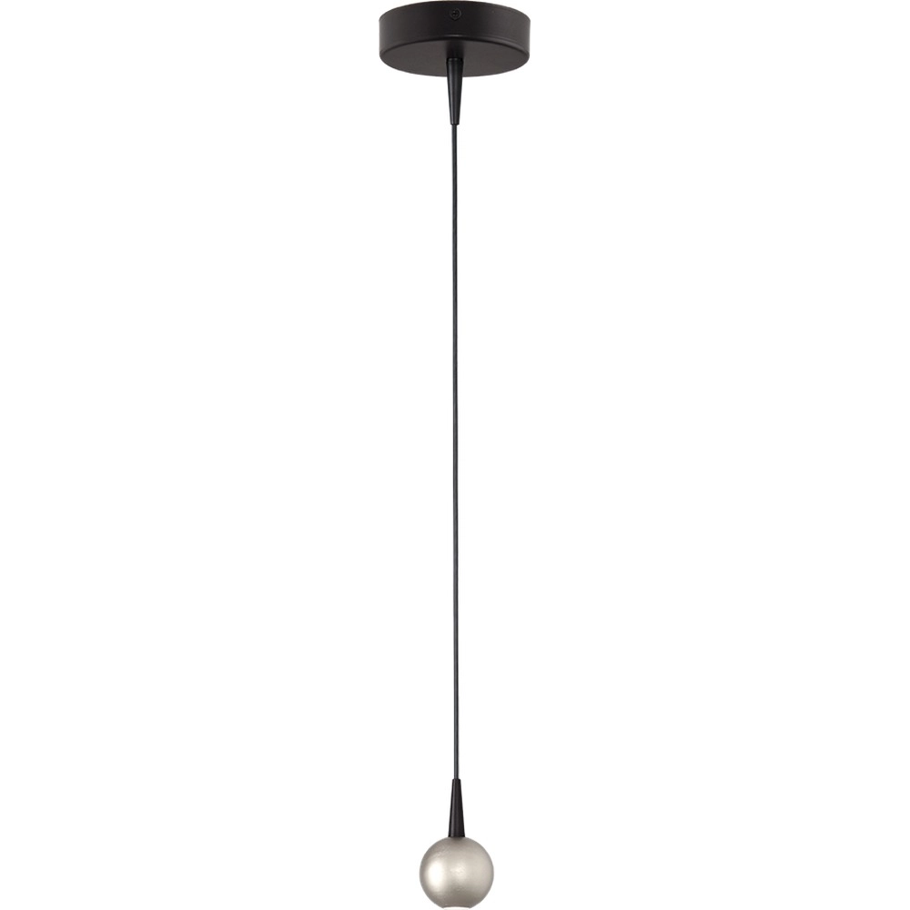 Pendant lamp Talana black with nickel Ø 6cm