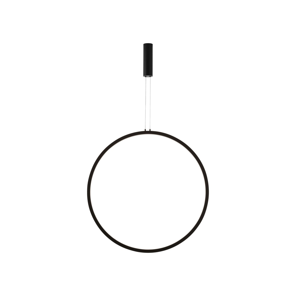 Round pendant lamp Change Ø 80.7cm black Lyora 5212017437310