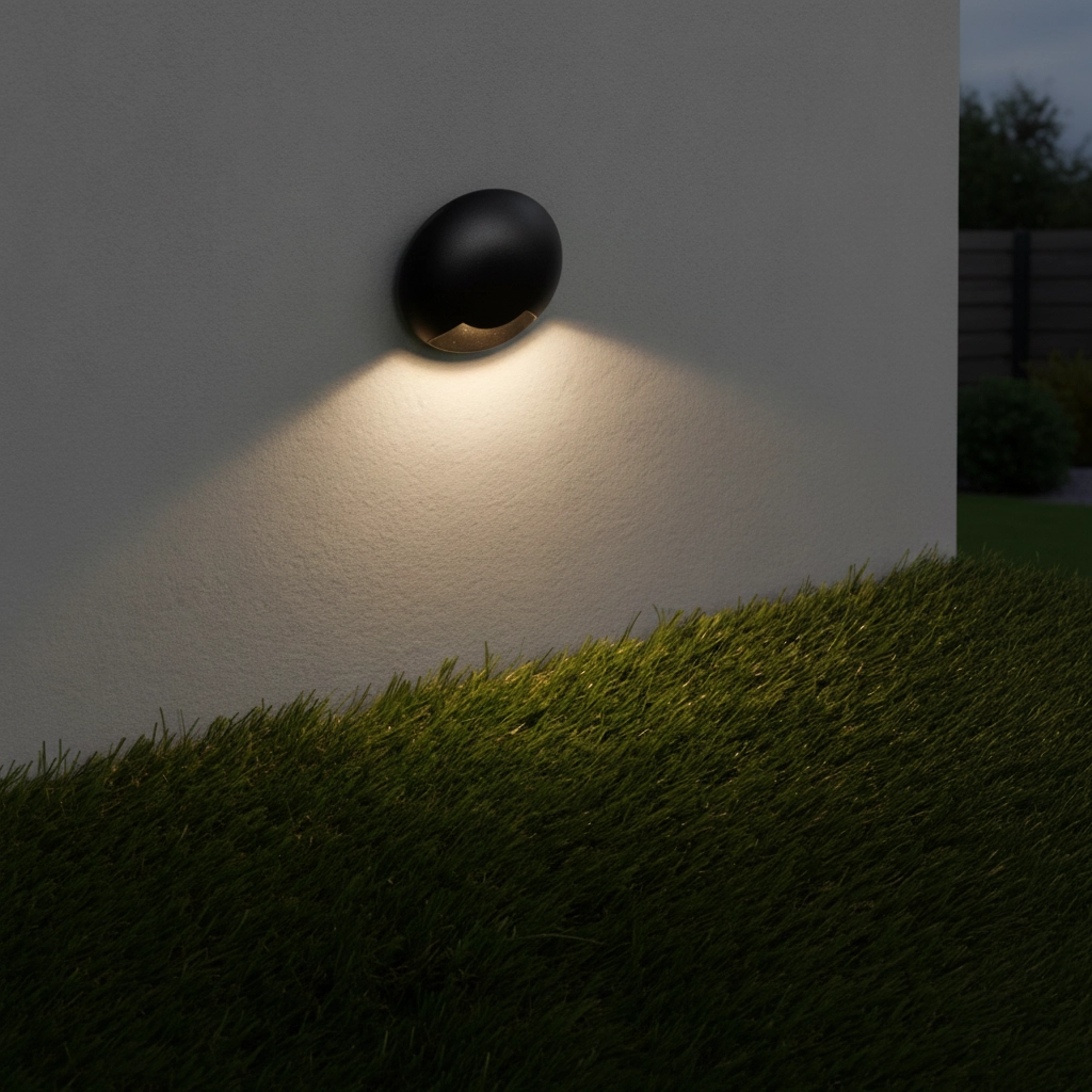 Recessed light Eris black single