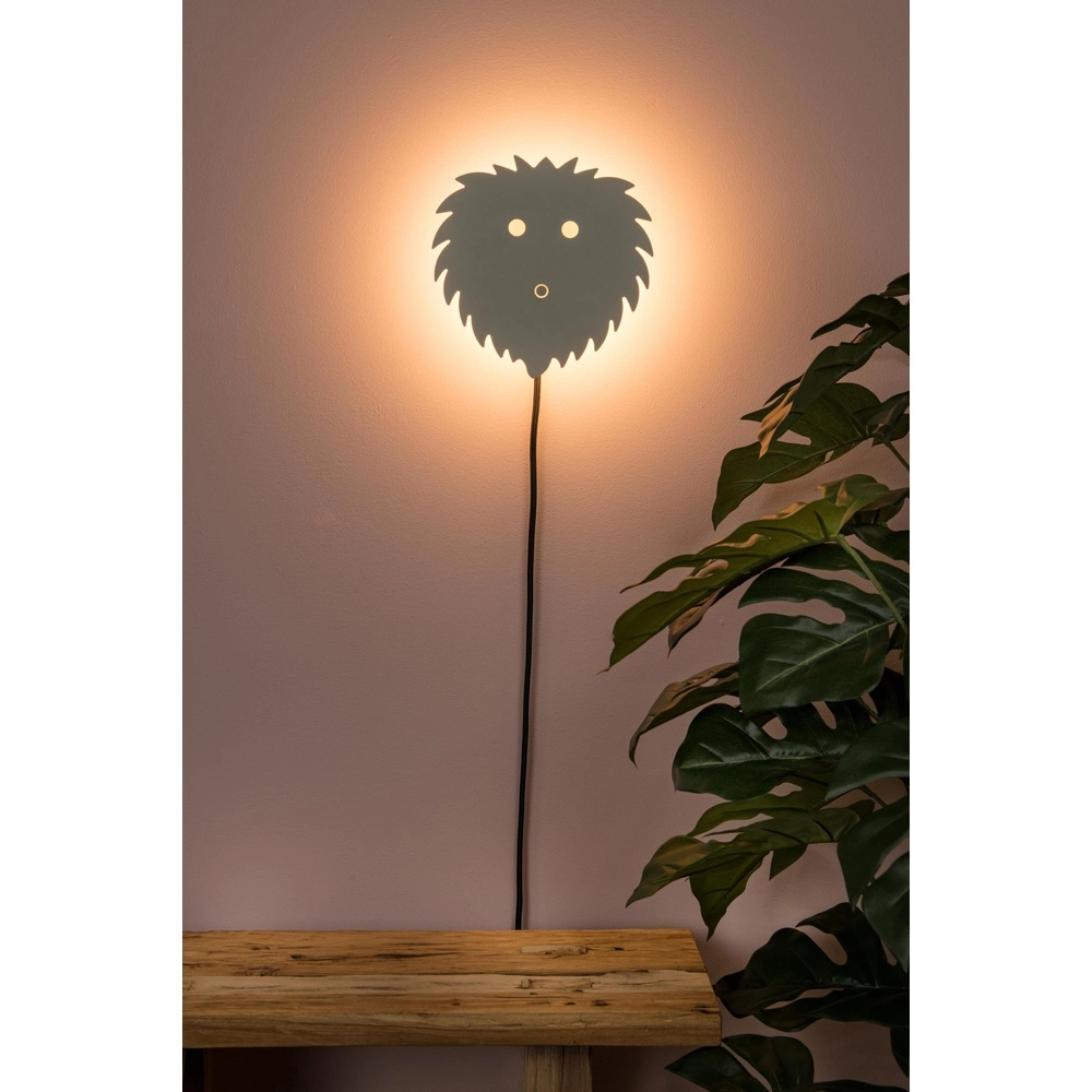 Children's room wall lamp Charlie sand brown Lucide 5411212441782