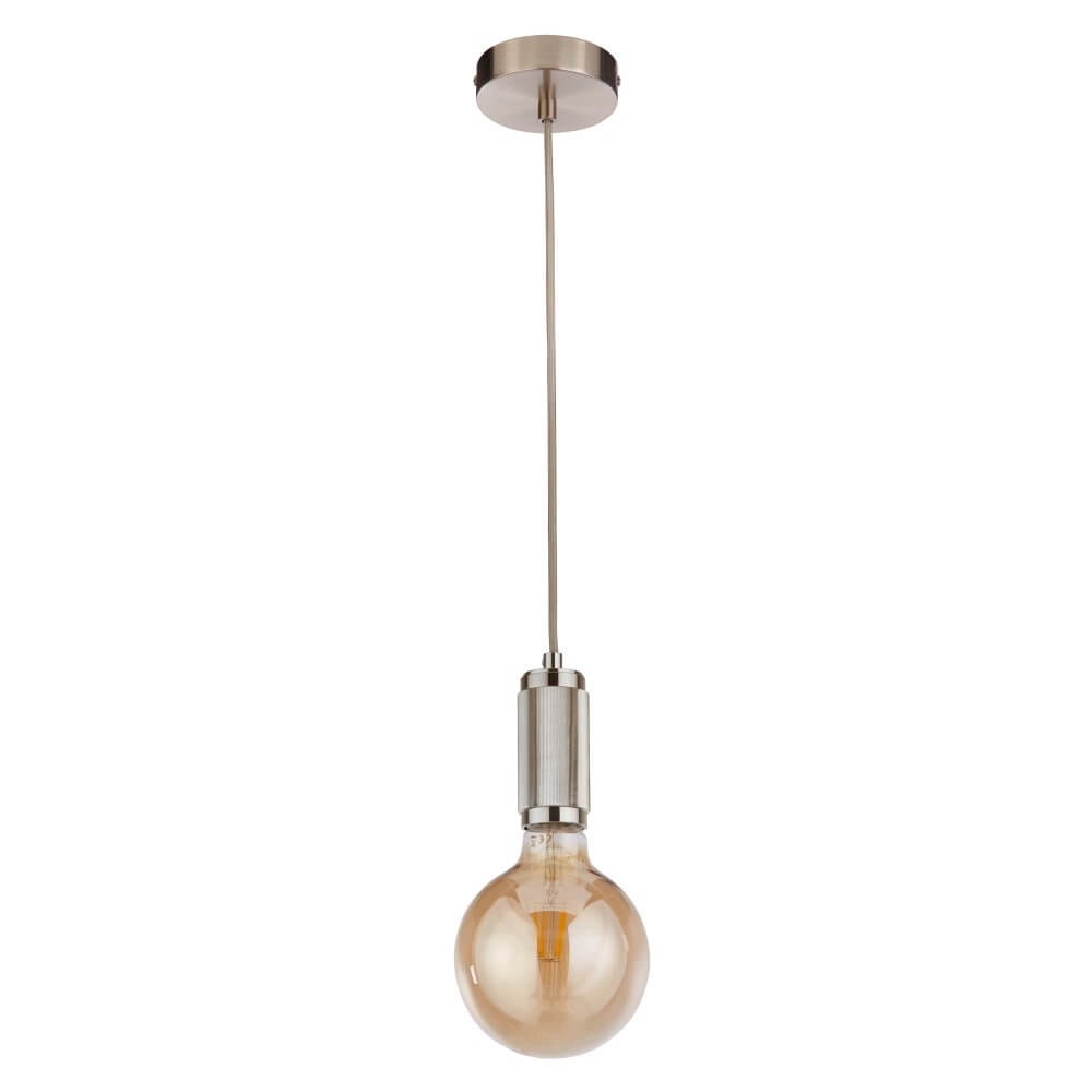 1-light pendant lamp Suspension silver