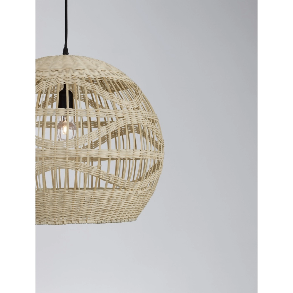 Rattan pendant lamp Marlo Ø 48.5cm ball Lyora 5212017438812