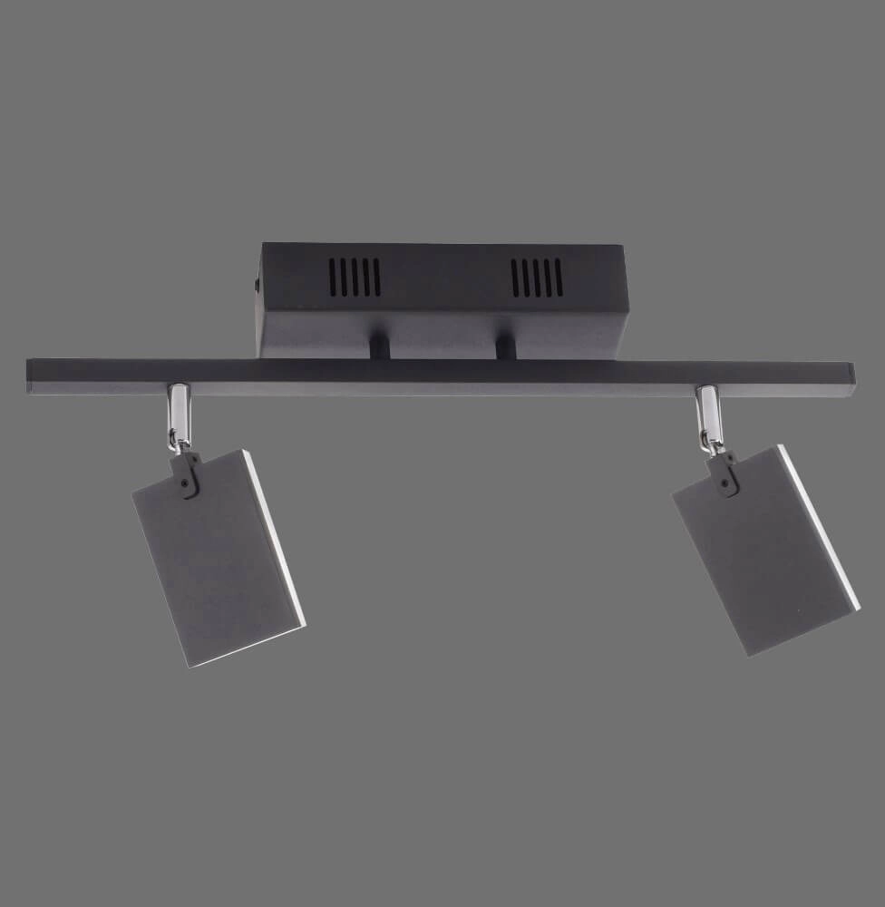 Ceiling lamp Pure Mira 2-light black Paul Neuhaus 4012248359433