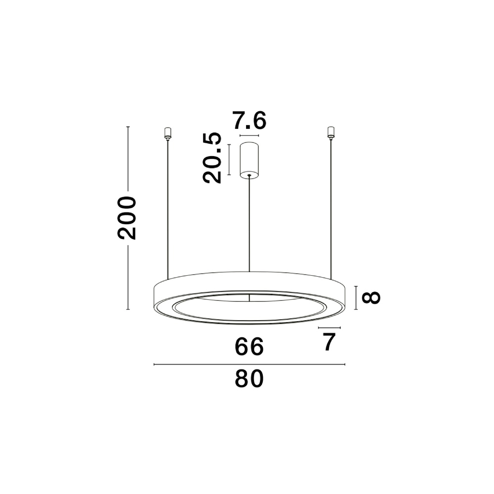 Pendant lamp Morbido gold Ø 80cm Lyora 5212017438683