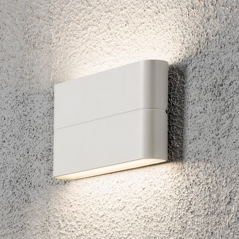 Flat up and down lighter Chieri 17cm white KonstSmide 7318307973259