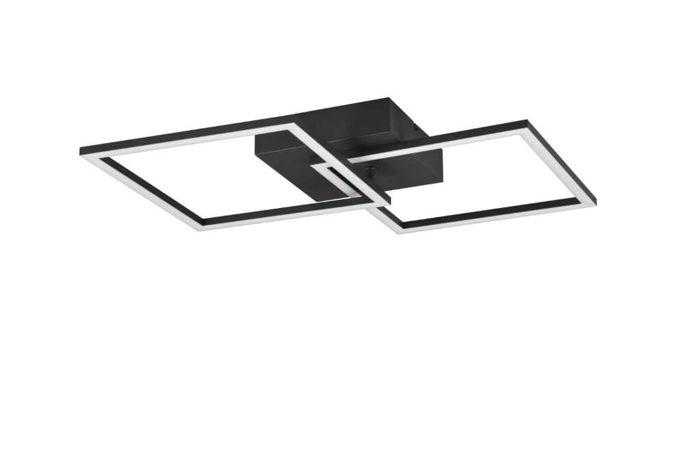 Designer ceiling lamp Trail black