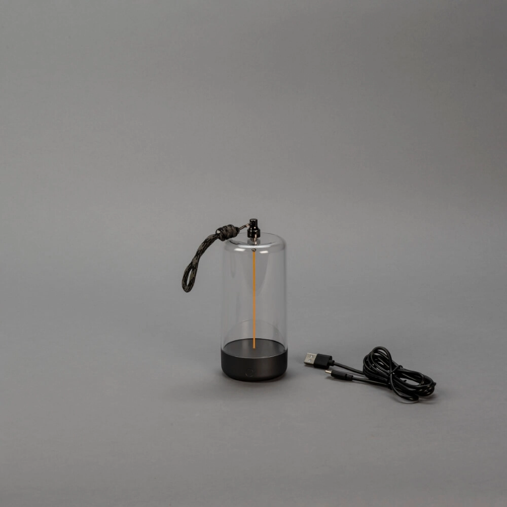 Rechargeable lamp Edison XS anthracite KonstSmide 7318307849370