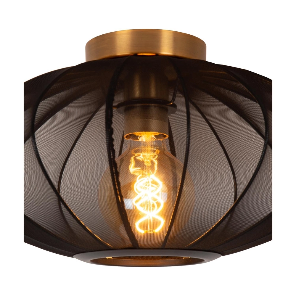 Ceiling lamp Corina black Ø 40cm Lucide 5411212031983