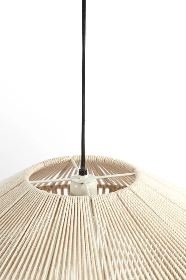 Pendant lamp japandi Felida Ø 53cm cream Light & Living 8717807694357