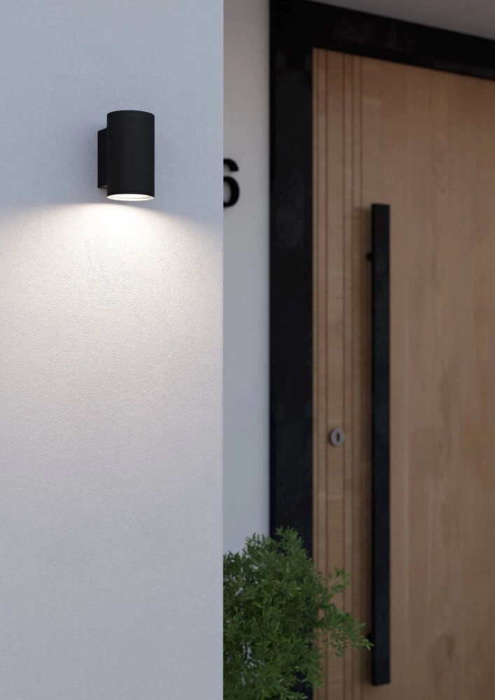 Surface-mounted wall spotlight Izzalini black down Eglo 9008606298204