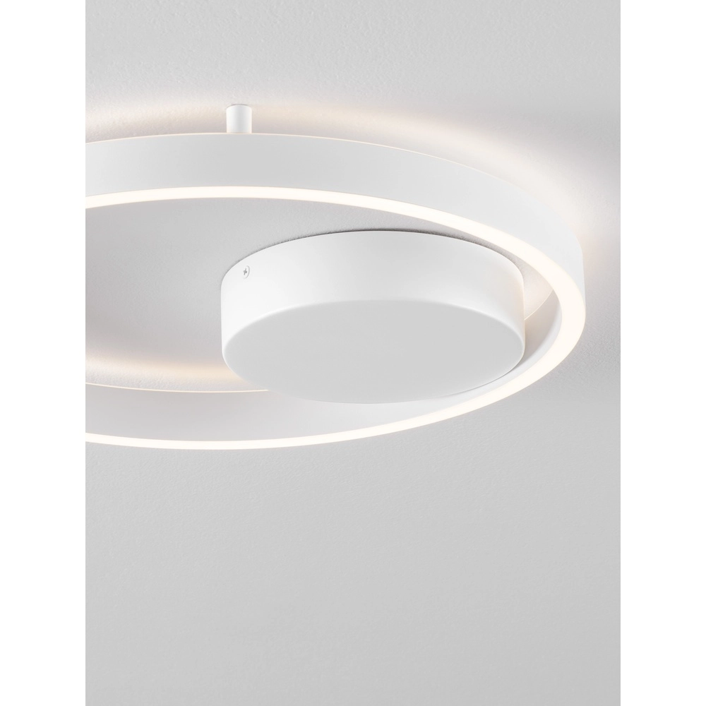 Ceiling lamp Hedra round Ø 40cm white Lyora 5212017448859