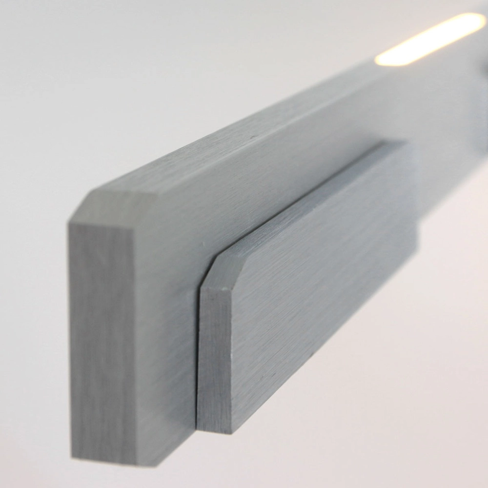 Sleek pendant lamp Bloc metallic grey Steinhauer 8712746148268