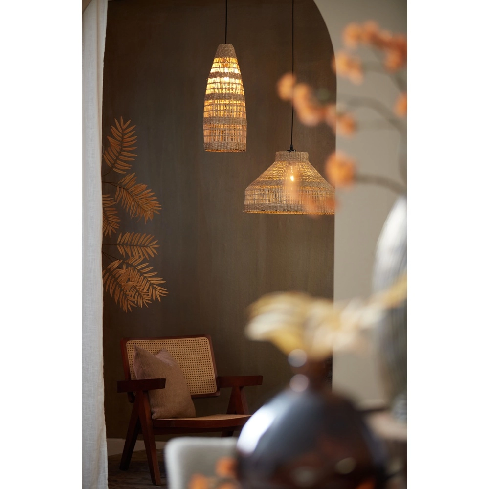 Seagrass pendant lamp Latika 52cm high - 1x E27 Light & Living 8717807644048