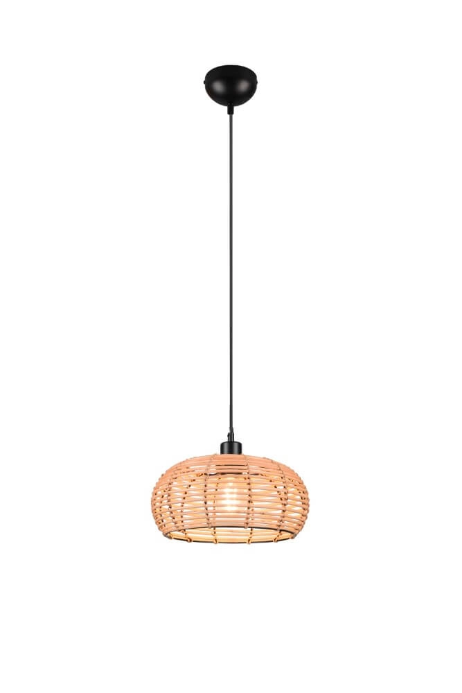 Rattan pendant lamp Inga Ø 30cm Trio 4017807544817