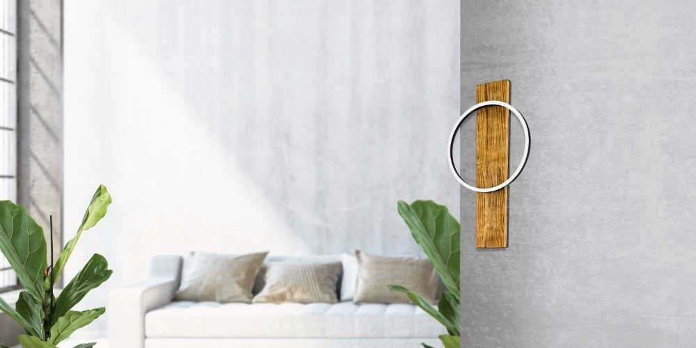 Wooden wall lamp Boyal Eglo 9002759993535