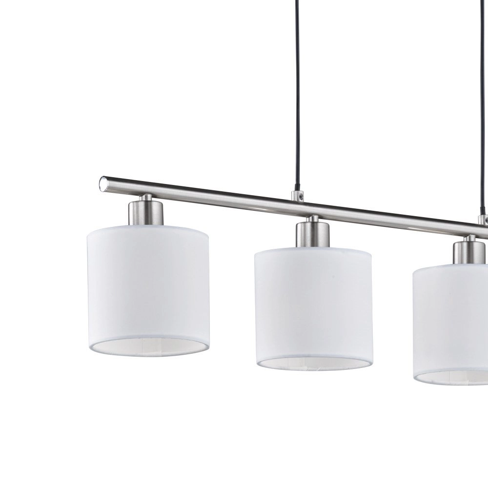 Dining room hanging lamp Tommy 4-light gray Trio 4017807388992