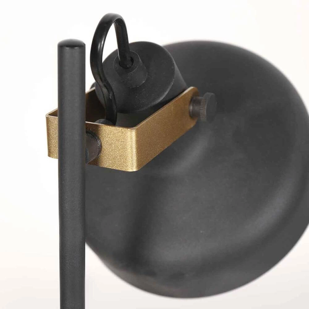 Floor lamp Prato black with gold Steinhauer 8712746176407