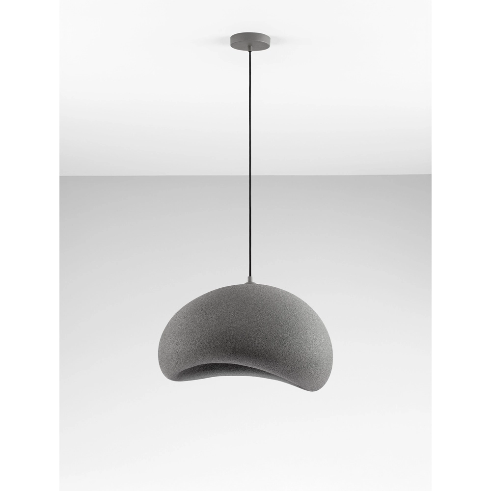Natural pendant lamp Aere grey 50cm Lyora 5212017476715