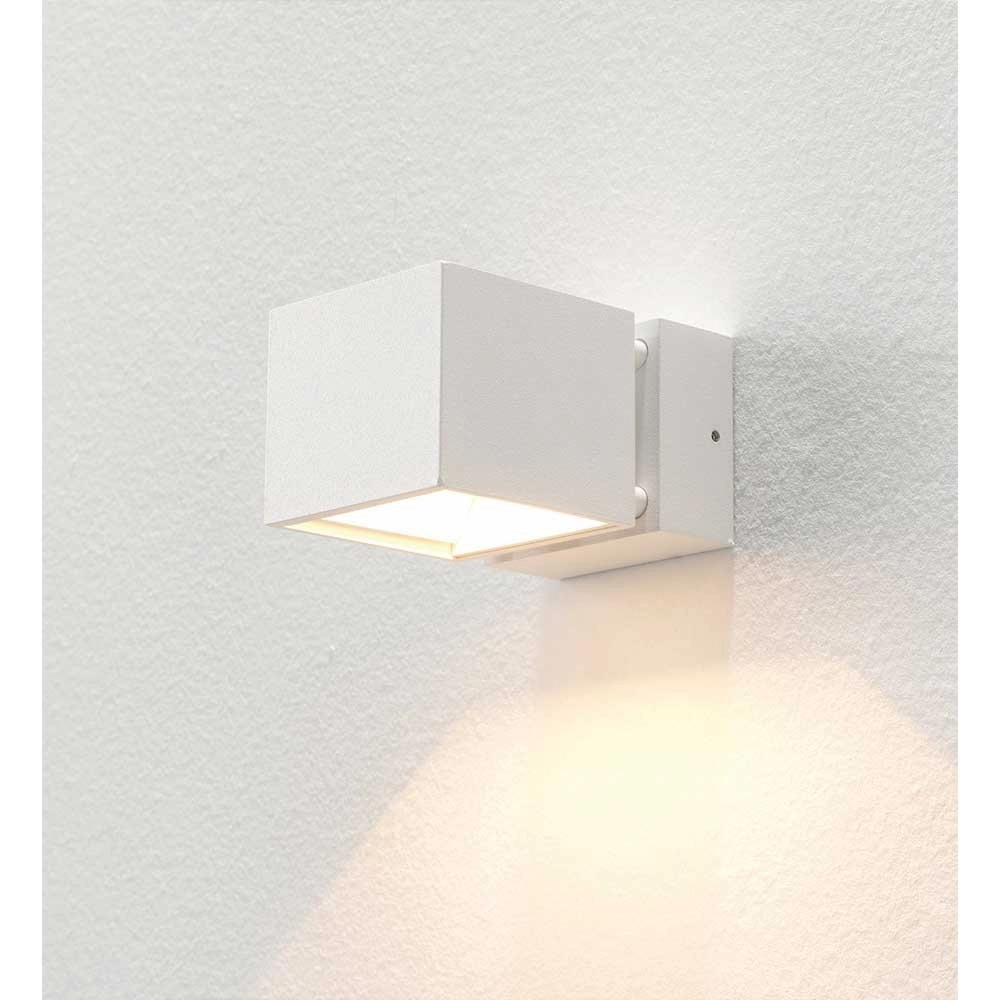 LED wall spot Bfeld adjustable