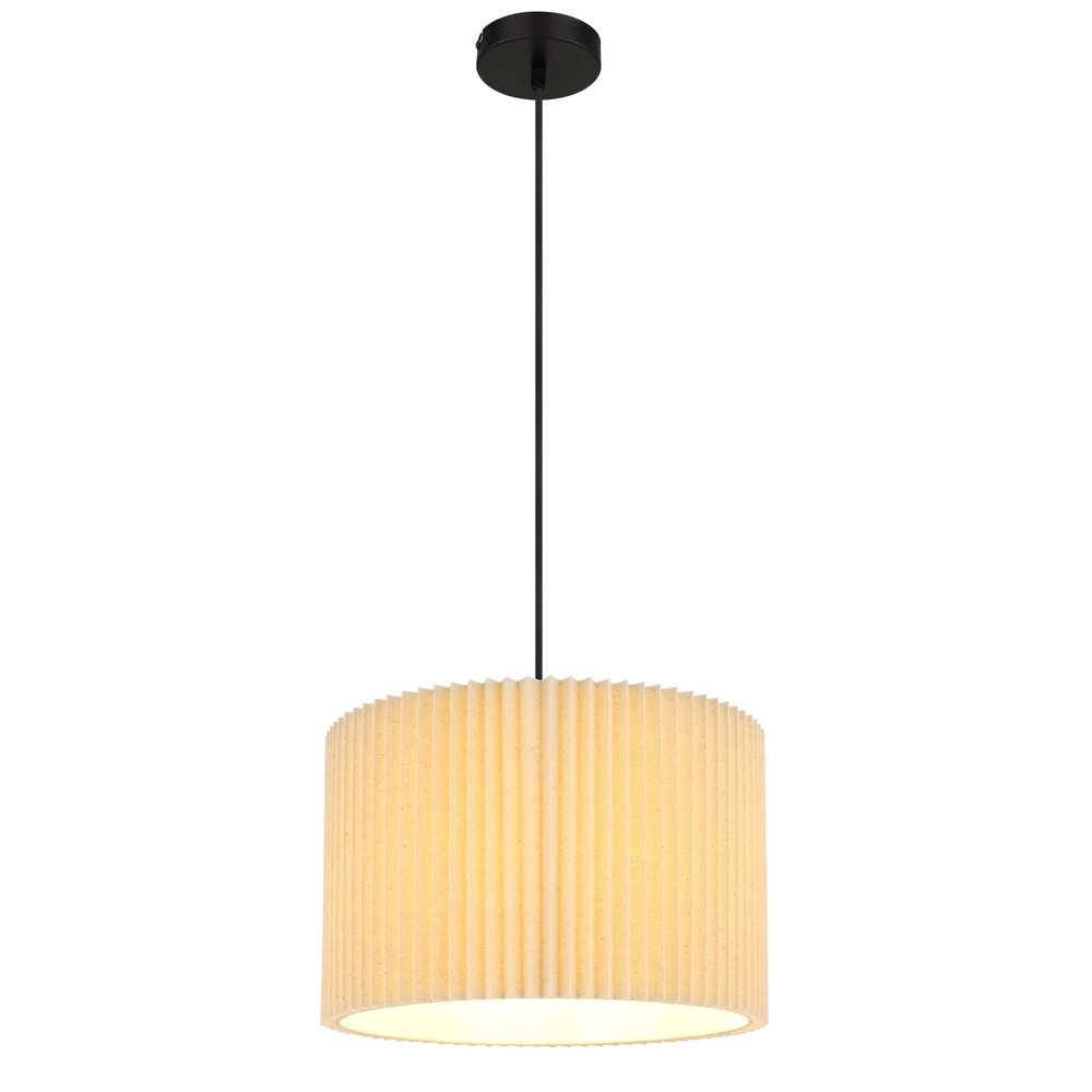 Pendant lamp Page Ø 38cm white with black