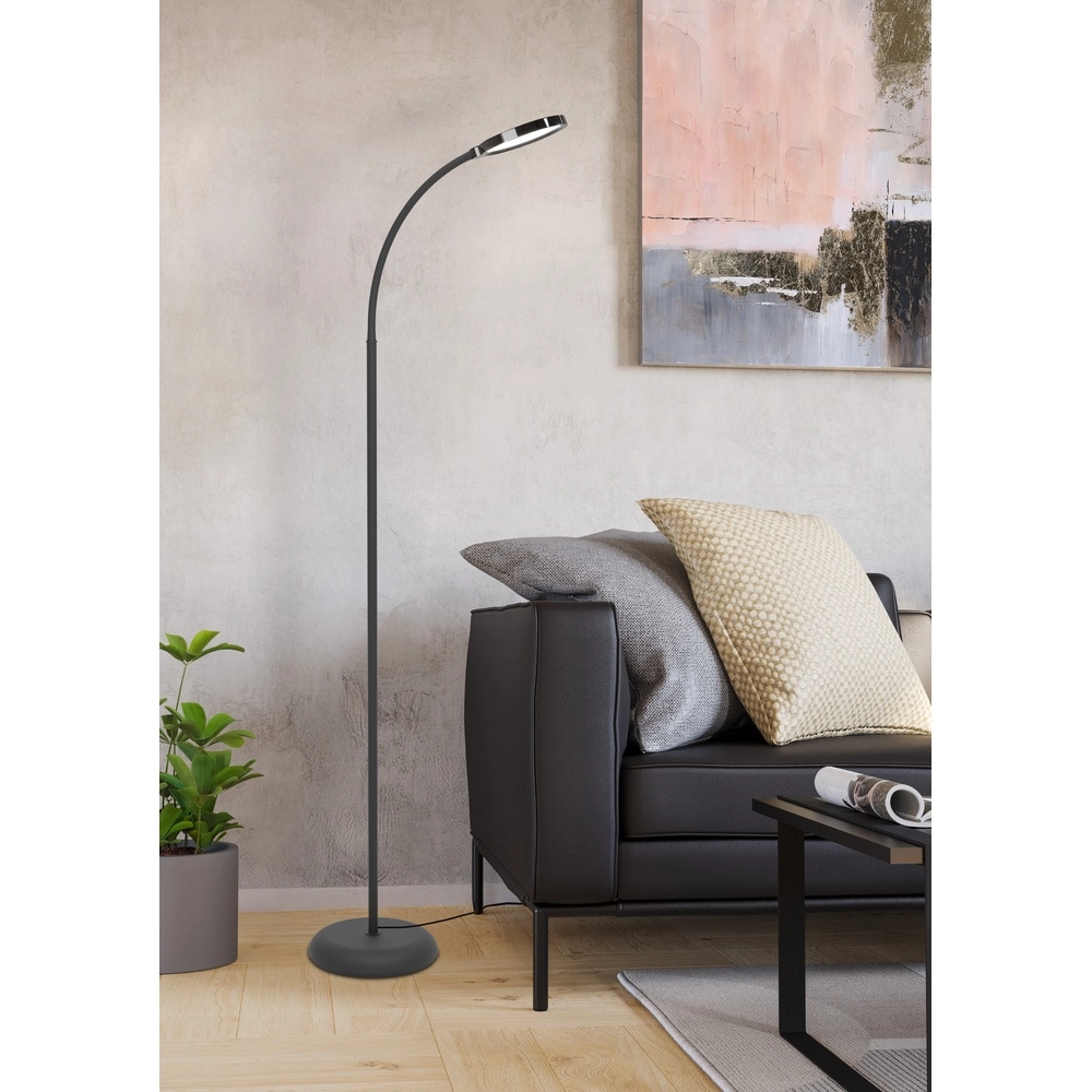 Floor lamp Lauro black Eglo 9008606357529