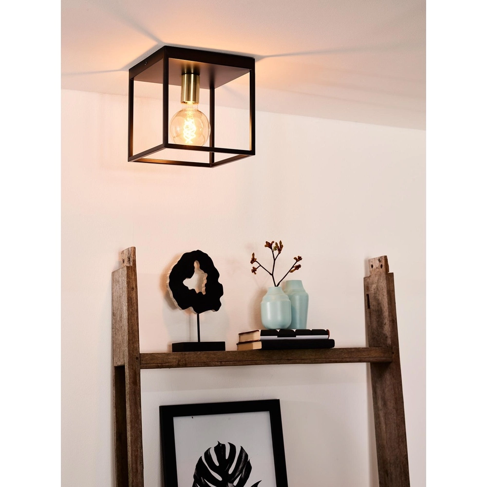 Ceiling lamp Ruben black 22cm Lucide 5411212000187