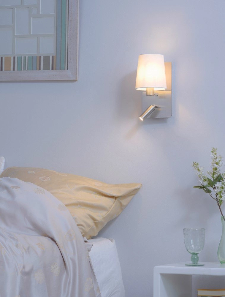 Bedroom reading lamp Marriot metallic grey Trio 4017807374681