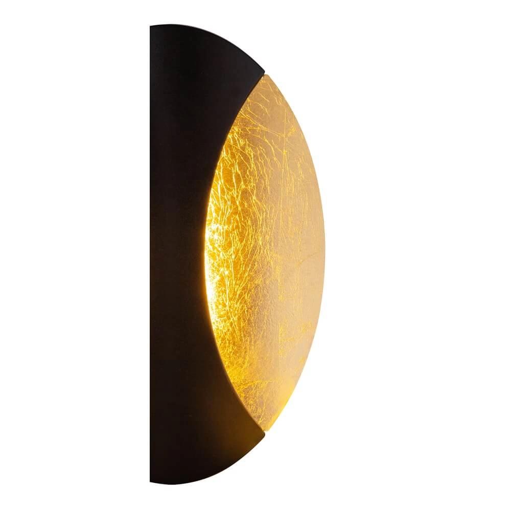 Design wall lamp Alexandra black with gold Globo 9007371395453