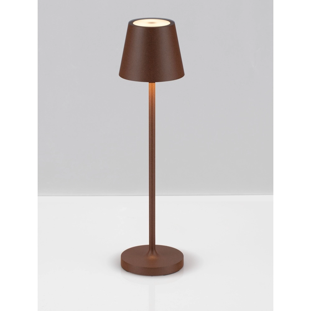 Table lamp Petit Rusty brown rechargeable Lyora 5212017450784