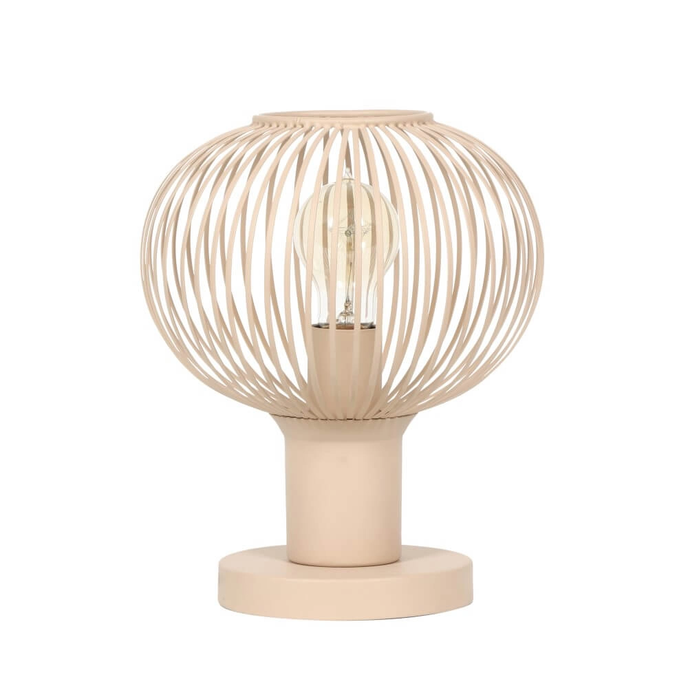 Wire table lamp Gila Ø 23cm - sand Trio 4017807629088