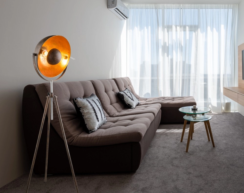 Tripod floor lamp Xirena I rust brown Globo 9007371351152