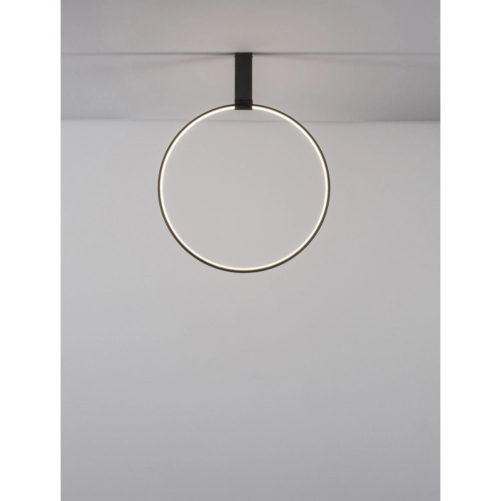 Design ceiling lamp Garve black Ø 60cm Lyora 5212017431813