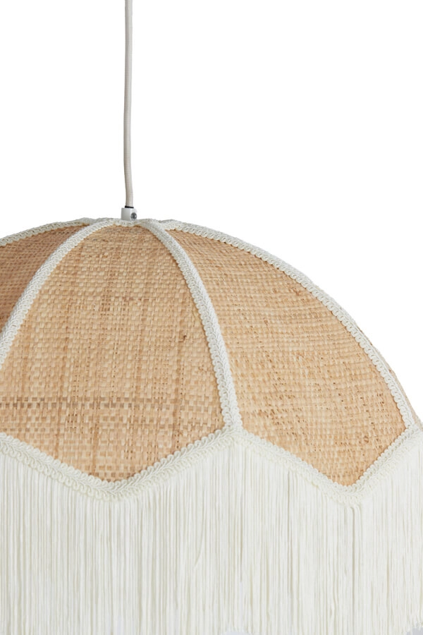 Cream pendant lamp Malacia Ø 50cm Light & Living 8717807761264